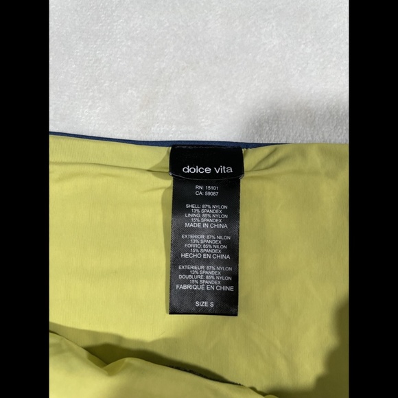 NEW $52 Dolce Vita Dotted‎ Reversible Bikini Bottom in Dusk Blue [SZ Small ] - Picture 9 of 12